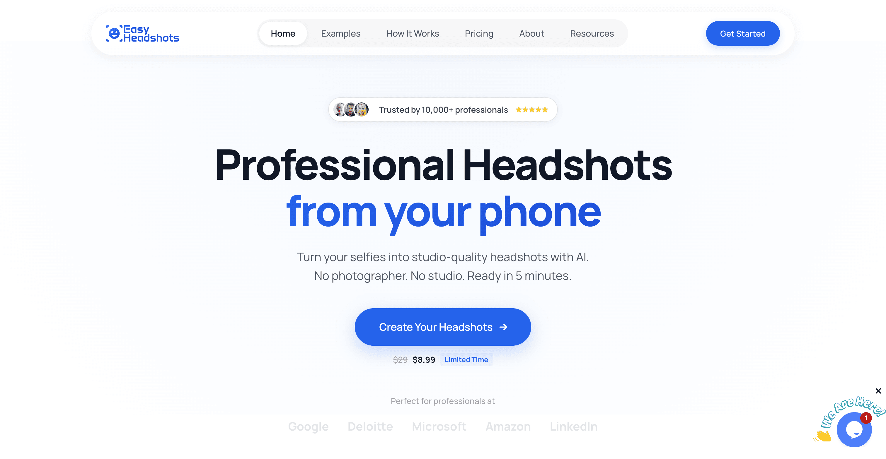 EasyHeadshots screenshot